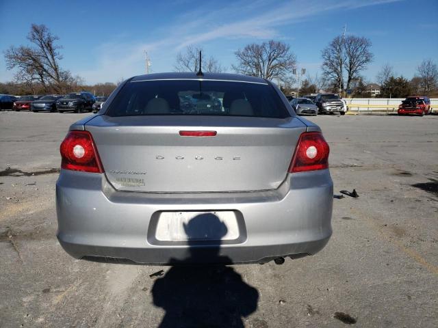 1C3CDZAB9EN224856 - 2014 DODGE AVENGER SE SILVER photo 6