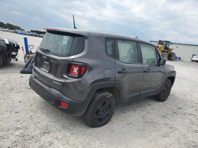 ZACCJBAB3JPH14724 - 2018 JEEP RENEGADE SPORT ნაცრისფერი ფოტო 3