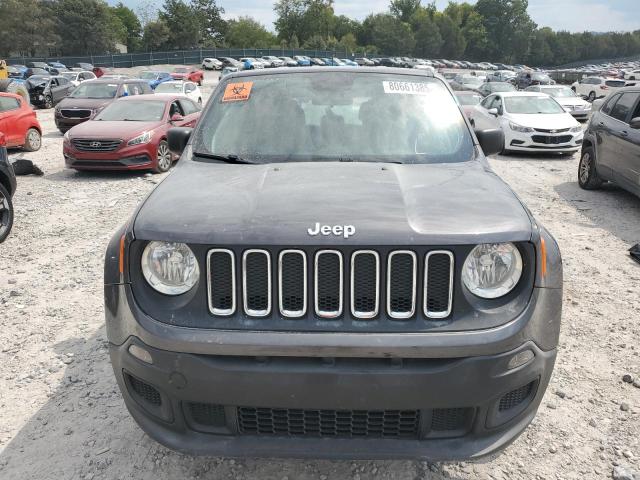 ZACCJBAB3JPH14724 - 2018 JEEP RENEGADE SPORT ნაცრისფერი ფოტო 5
