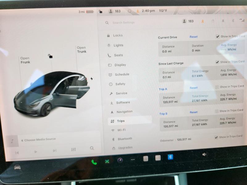 5YJ3E1EA2JF158302 - 2018 TESLA MODEL 3 GRAY photo 9