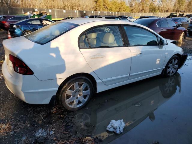 1HGFA16528L119261 - 2008 HONDA CIVIC LX WHITE photo 3