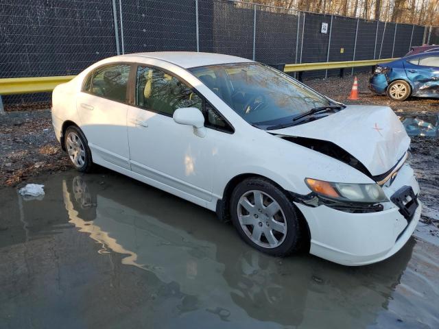 1HGFA16528L119261 - 2008 HONDA CIVIC LX WHITE photo 4