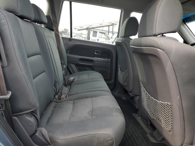 2HKYF18167H528045 - 2007 HONDA PILOT LX Կապույտ լուսանկար 11