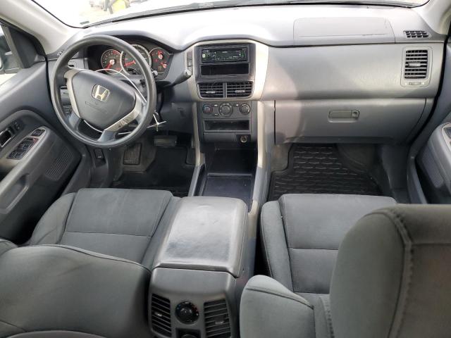 2HKYF18167H528045 - 2007 HONDA PILOT LX Կապույտ լուսանկար 8