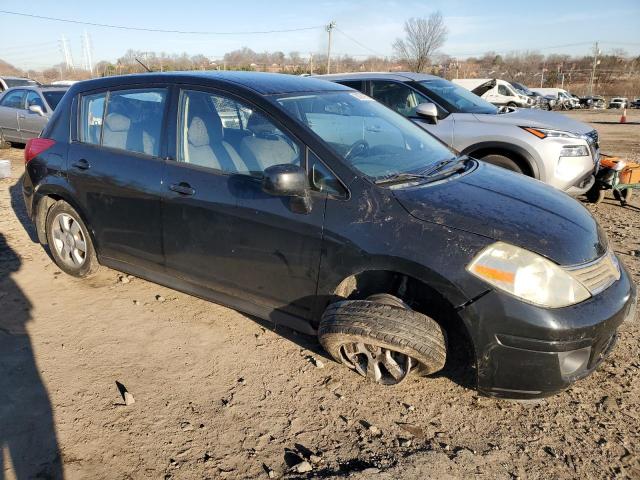 3N1BC13E68L406055 - 2008 NISSAN VERSA S BLACK photo 4