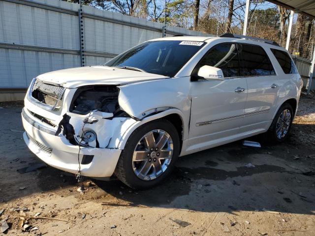 1GKKRTED7CJ126418 - 2012 GMC ACADIA DENALI WHITE photo 1