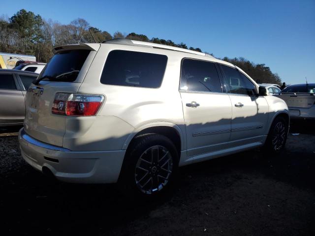 1GKKRTED7CJ126418 - 2012 GMC ACADIA DENALI WHITE photo 3