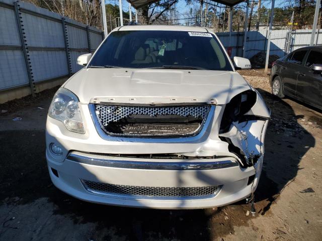 1GKKRTED7CJ126418 - 2012 GMC ACADIA DENALI WHITE photo 5