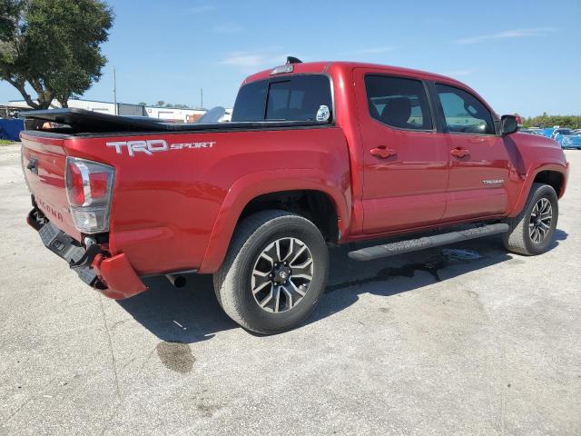 3TYAZ5CN3MT006803 - 2021 TOYOTA TACOMA DOUBLE CAB RED photo 3