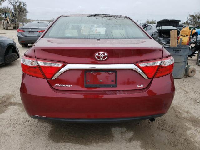 4T1BF1FK3FU922488 - 2015 TOYOTA CAMRY LE RED photo 6