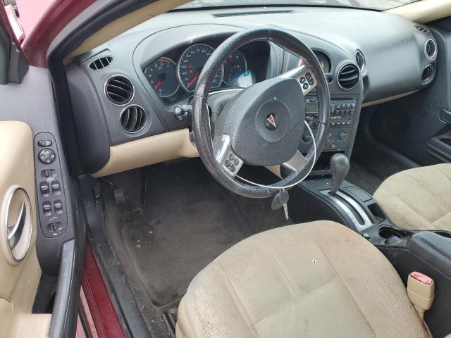 2G2WP552161146003 - 2006 PONTIAC GRAND PRIX BURGUNDY photo 8