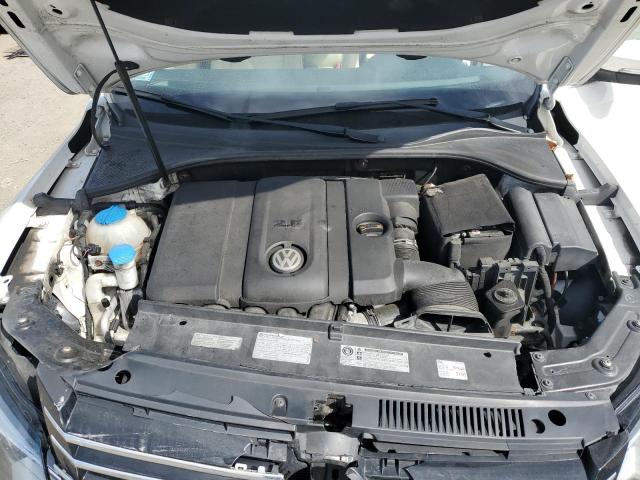 1VWBP7A37DC124418 - 2013 VOLKSWAGEN PASSAT SE WHITE photo 11