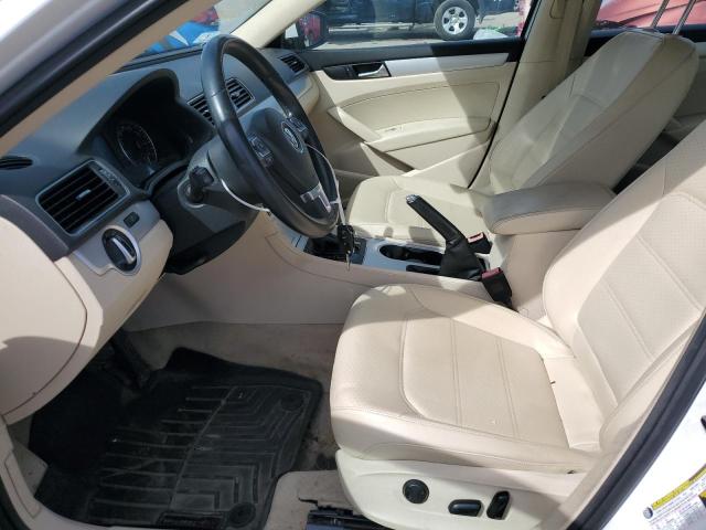 1VWBP7A37DC124418 - 2013 VOLKSWAGEN PASSAT SE WHITE photo 7