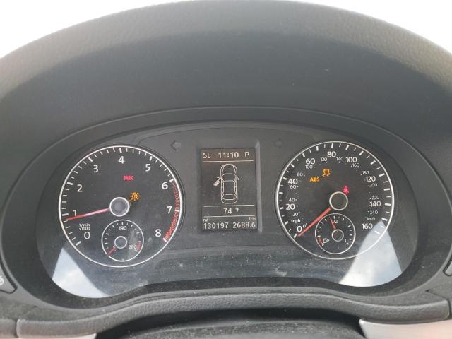 1VWBP7A37DC124418 - 2013 VOLKSWAGEN PASSAT SE WHITE photo 9