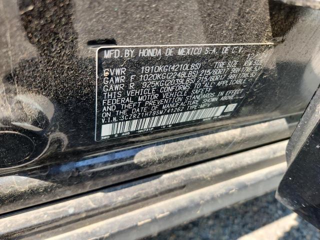 3CZRZ1H79SM741262 - 2025 HONDA HR-V EXL BLACK photo 14