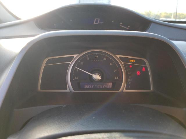 2HGFA1F54BH305324 - 2011 HONDA CIVIC LX SILVER photo 9