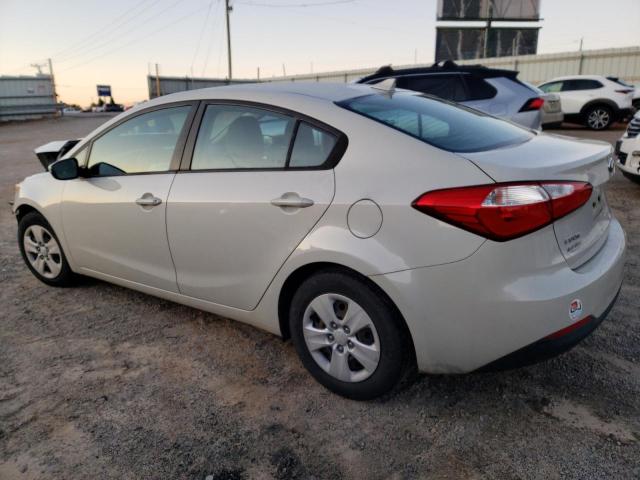 KNAFK4A64F5423008 - 2015 KIA FORTE LX GRAY photo 2