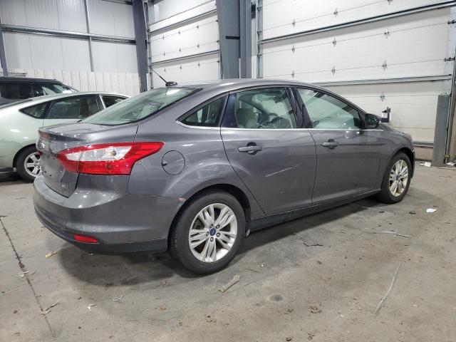 1FAHP3H25CL147610 - 2012 FORD FOCUS SEL GRAY photo 3