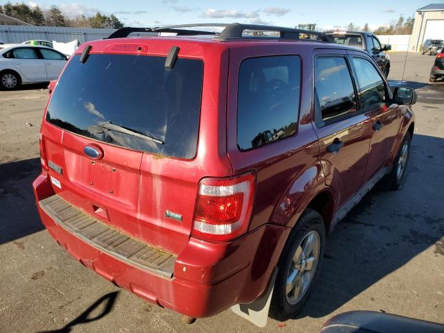 1FMCU9DG5BKA71727 - 2011 FORD ESCAPE XLT RED photo 3