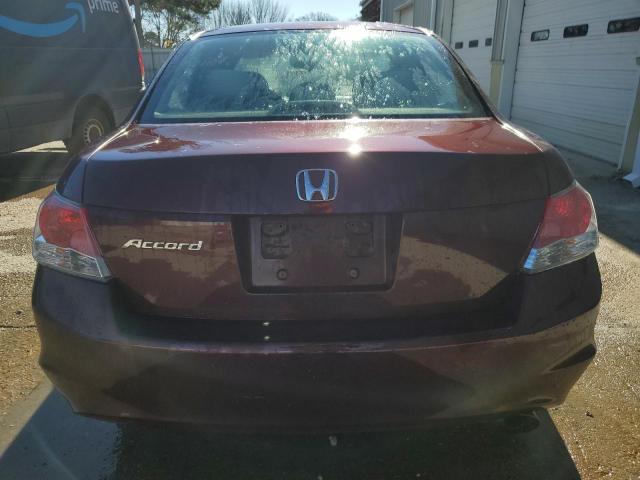 1HGCP26499A179548 - 2009 HONDA ACCORD LXP BURGUNDY photo 6