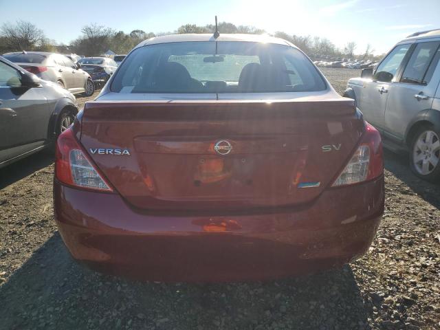 3N1CN7AP9DL871218 - 2013 NISSAN VERSA S RED photo 6