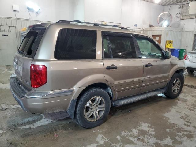 2HKYF18544H583625 - 2004 HONDA PILOT EXL TAN photo 3