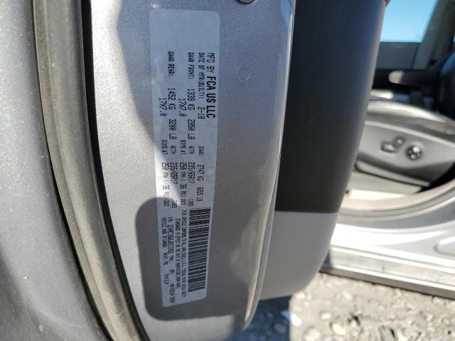 2C4RC1BG6JR211032 - 2018 CHRYSLER PACIFICA TOURING L GRAY photo 13