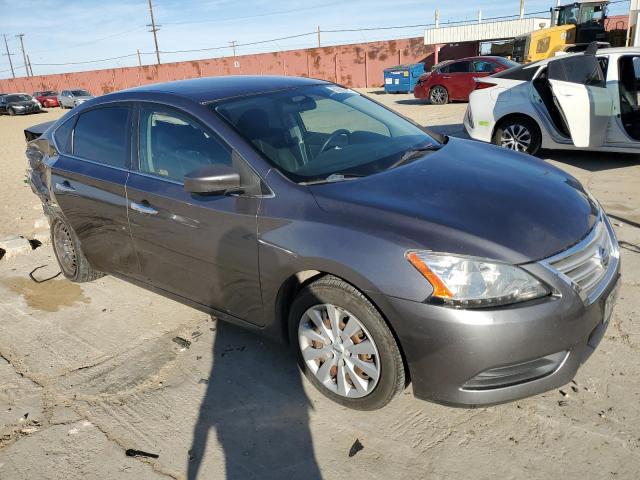 3N1AB7AP4FY324749 - 2015 NISSAN SENTRA S GRAY photo 4