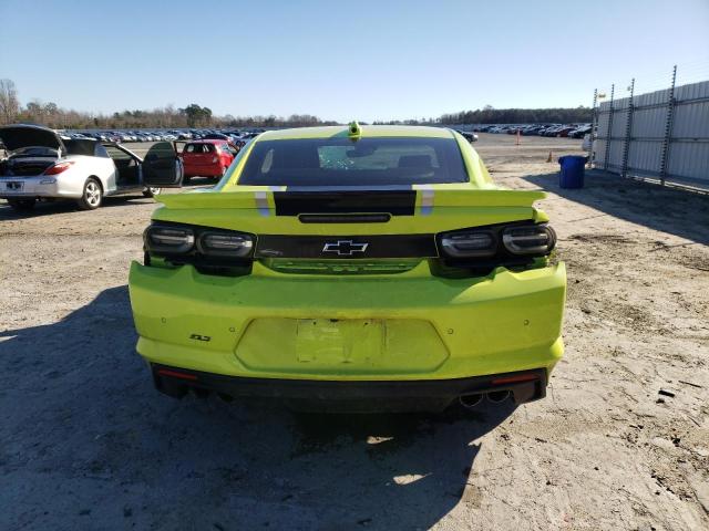 1G1FH1R77M0127660 - 2021 CHEVROLET CAMARO SS GREEN photo 6