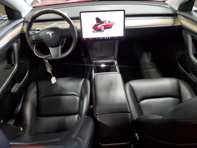 5YJ3E1EA1NF291168 - 2022 TESLA MODEL 3 RED photo 8