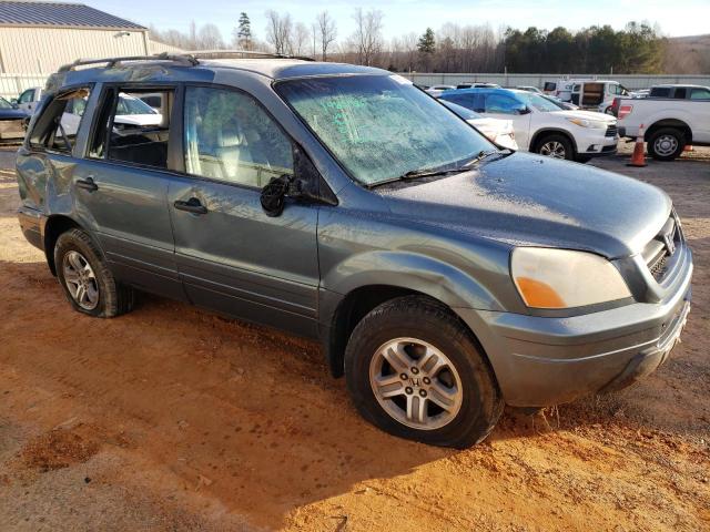 2HKYF18605H509855 - 2005 HONDA PILOT EXL GRAY photo 4