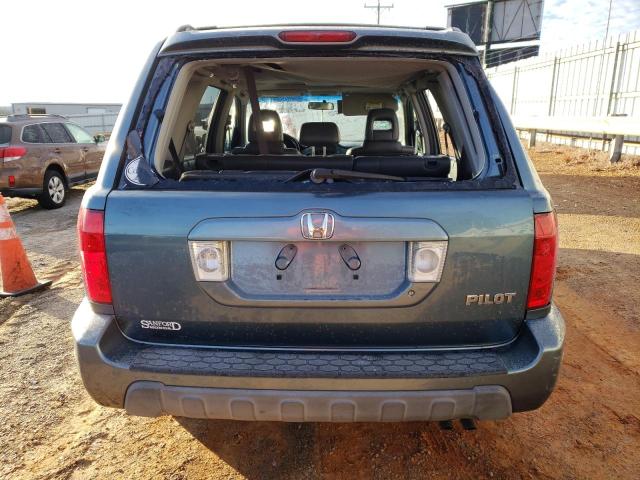 2HKYF18605H509855 - 2005 HONDA PILOT EXL GRAY photo 6