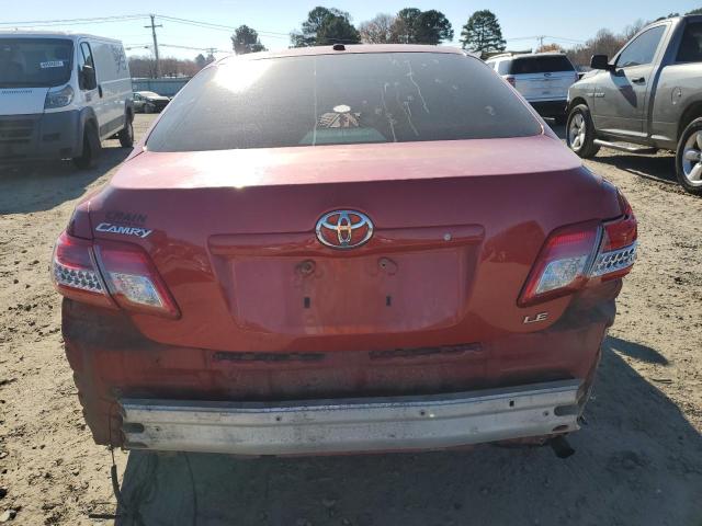 4T1BF3EK1BU636677 - 2011 TOYOTA CAMRY BASE RED photo 6