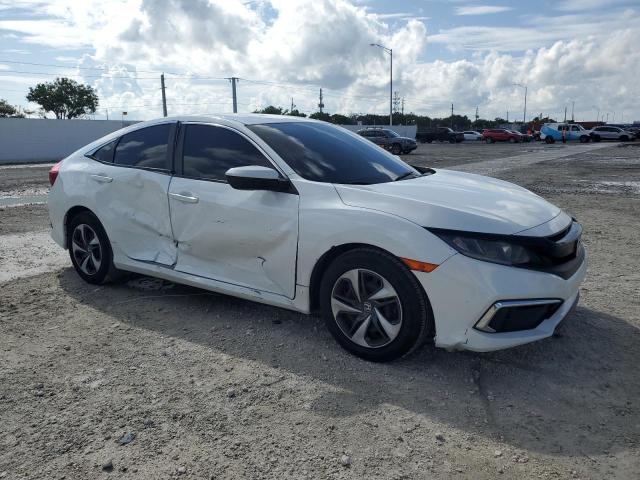 19XFC2F69LE006870 - 2020 HONDA CIVIC LX WHITE photo 4