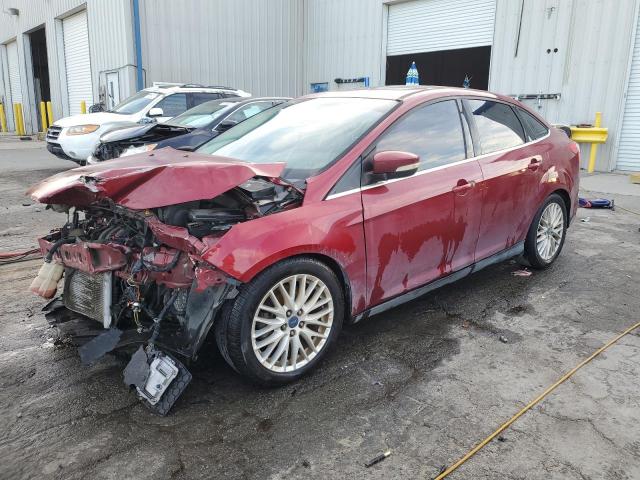 1FADP3J20EL367829 - 2014 FORD FOCUS TITANIUM BURGUNDY photo 1