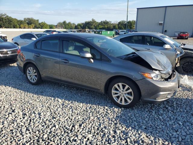 19XFB2F88CE006962 - 2012 HONDA CIVIC EX GRAY photo 4