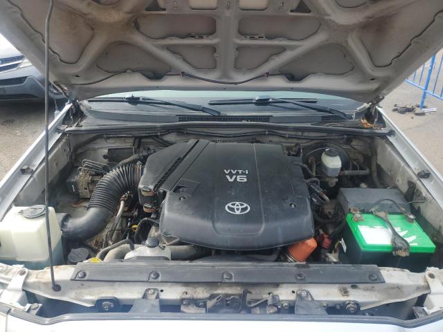 5TEUU42N68Z524593 - 2008 TOYOTA TACOMA ACCESS CAB ვერცხლისფერი ფოტო 11
