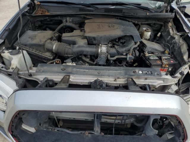 5TFAZ5CN4HX023461 - 2017 TOYOTA TACOMA DOUBLE CAB SILVER photo 11