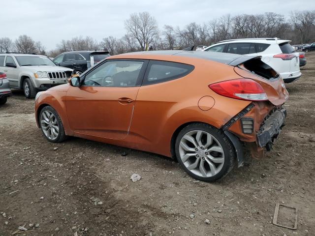 KMHTC6AD4CU024870 - 2012 HYUNDAI VELOSTER ORANGE photo 2