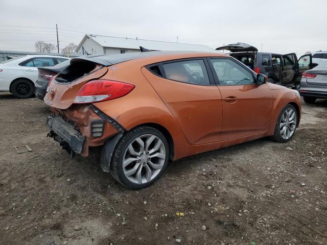 KMHTC6AD4CU024870 - 2012 HYUNDAI VELOSTER ORANGE photo 3