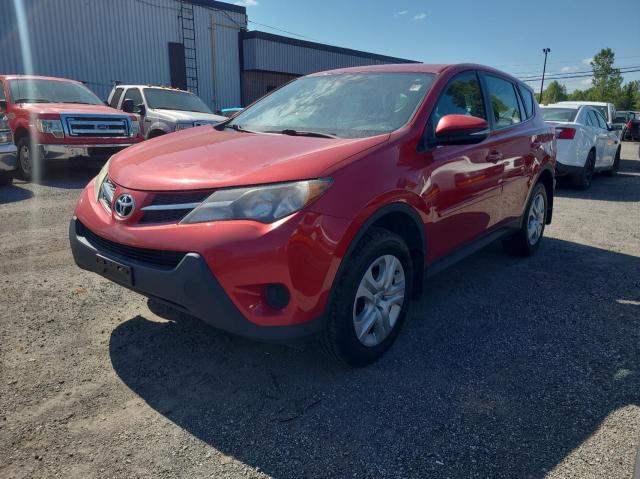 2T3BFREV6EW155140 - 2014 TOYOTA RAV4 LE RED photo 2