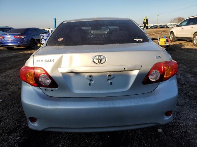 1NXBU40EX9Z025117 - 2009 TOYOTA COROLLA BASE SILVER photo 6