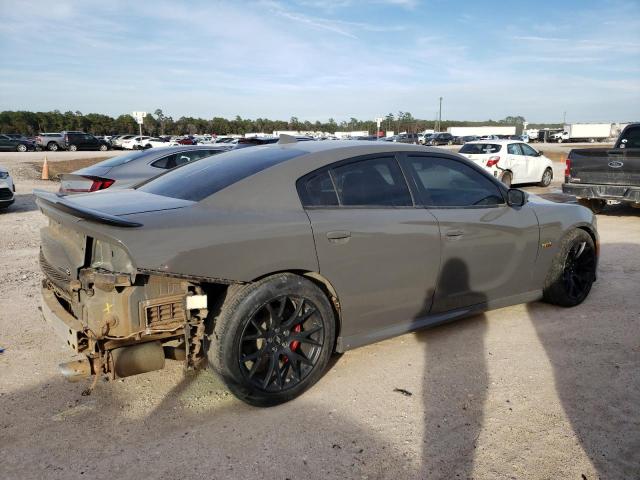 2C3CDXGJXKH667766 - 2019 DODGE CHARGER SCAT PACK GRAY photo 3