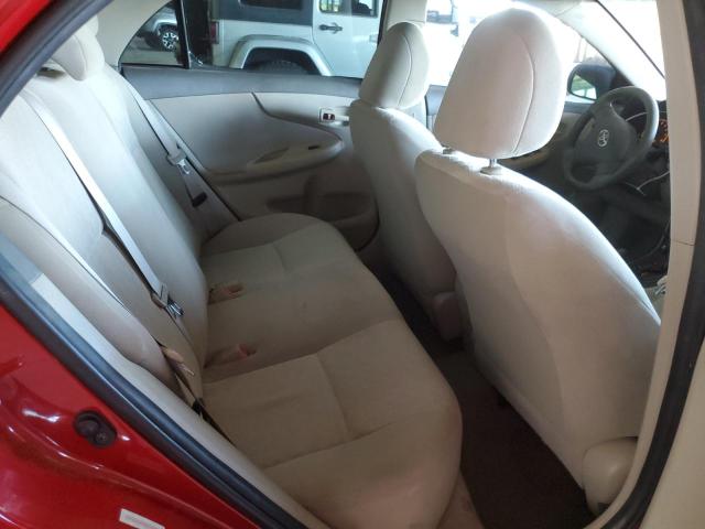 1NXBU40E89Z128102 - 2009 TOYOTA COROLLA BASE წითელი ფოტო 10