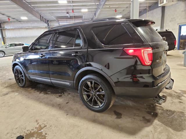 1FM5K8D82HGA30906 - 2017 FORD EXPLORER XLT BLACK photo 2