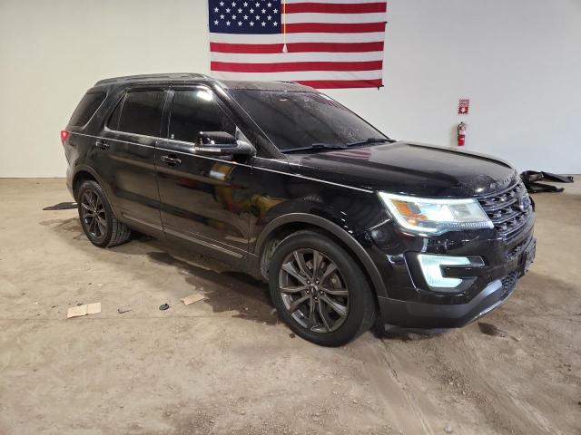 1FM5K8D82HGA30906 - 2017 FORD EXPLORER XLT BLACK photo 4