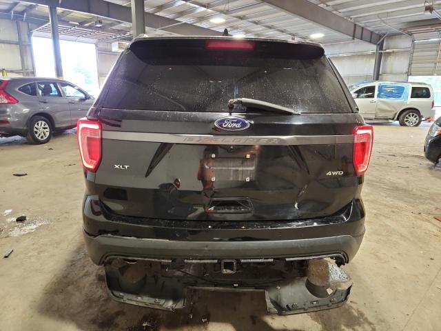 1FM5K8D82HGA30906 - 2017 FORD EXPLORER XLT BLACK photo 6