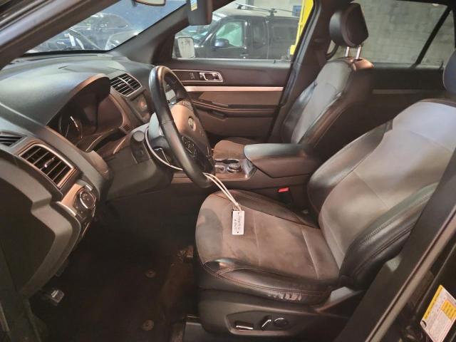 1FM5K8D82HGA30906 - 2017 FORD EXPLORER XLT BLACK photo 7