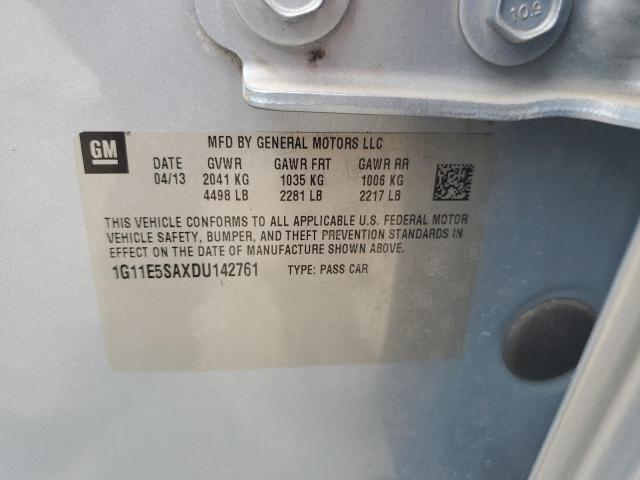 1G11E5SAXDU142761 - 2013 CHEVROLET MALIBU 2LT BLUE photo 12