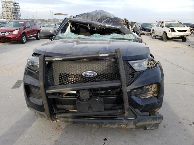 1FM5K8AB5MGA65238 - 2021 FORD EXPLORER POLICE INTERCEPTOR BLACK photo 5